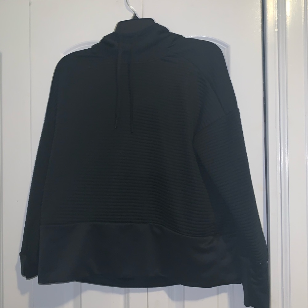NIKE black ribbed sweatshirt size SMALL